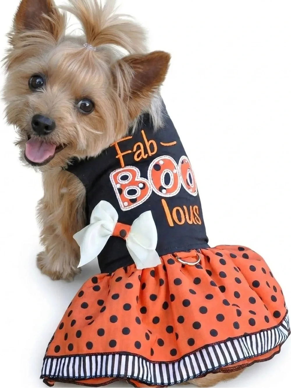 Doggie Design Fall Halloween Dog Harness Dress XS NWT